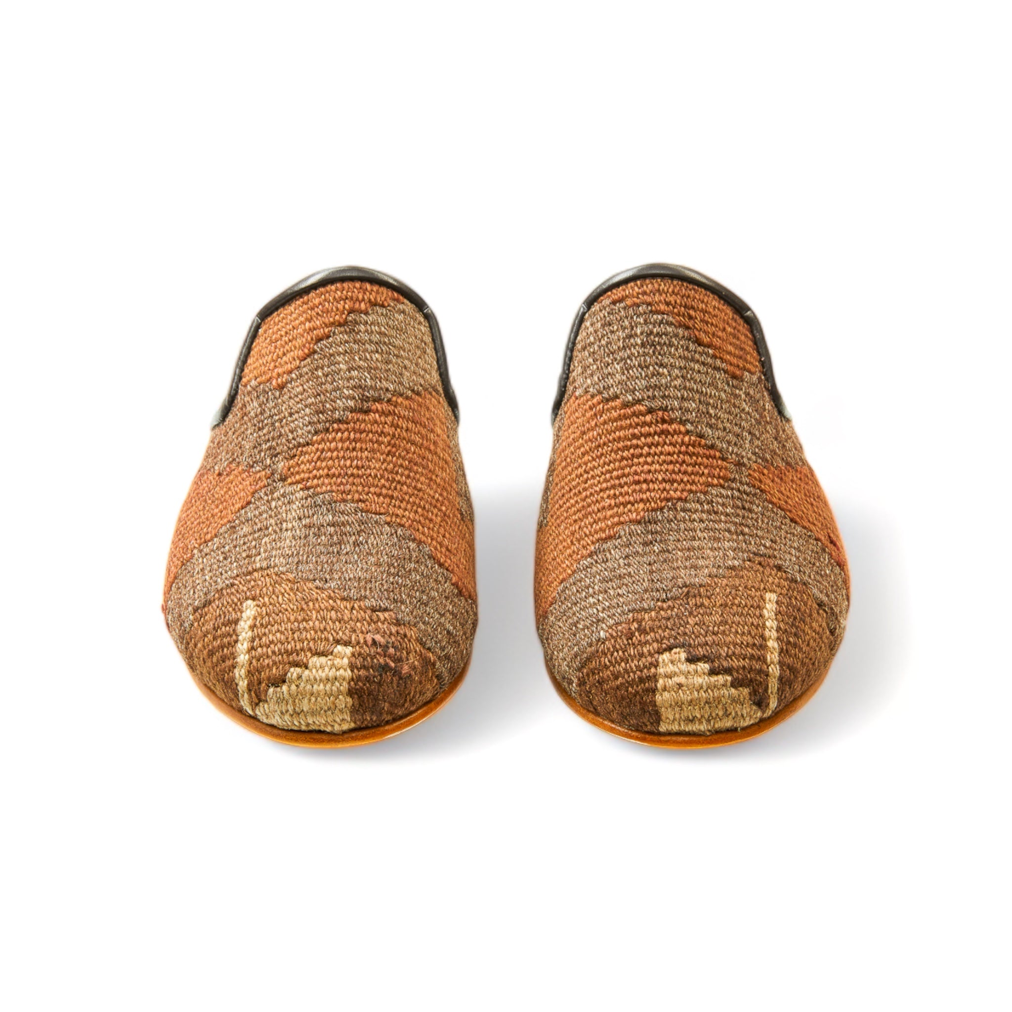 Fashion-Forward Kilim Gem Amber Mules