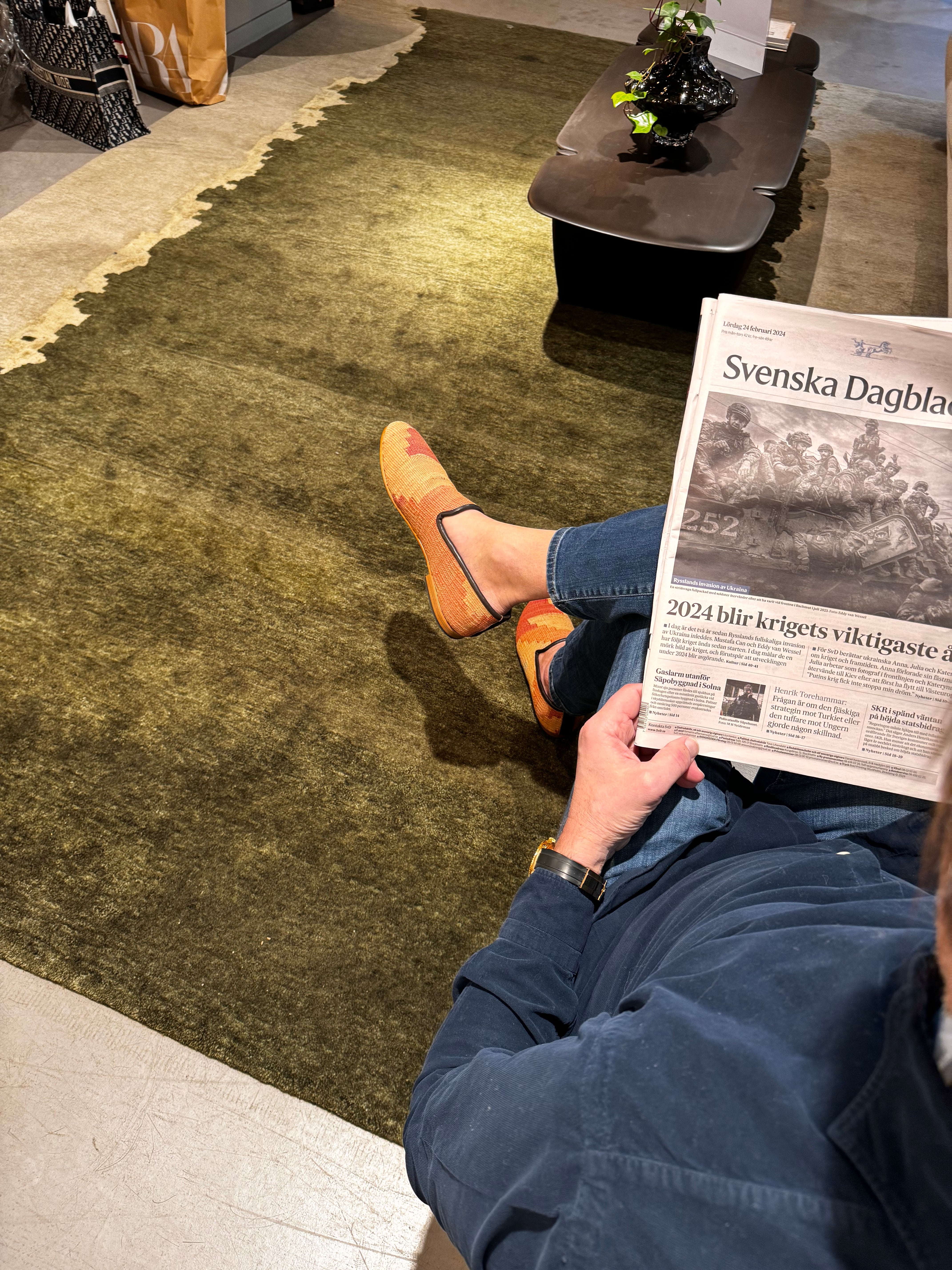 One-Of-a-Kind Kilim Shoes