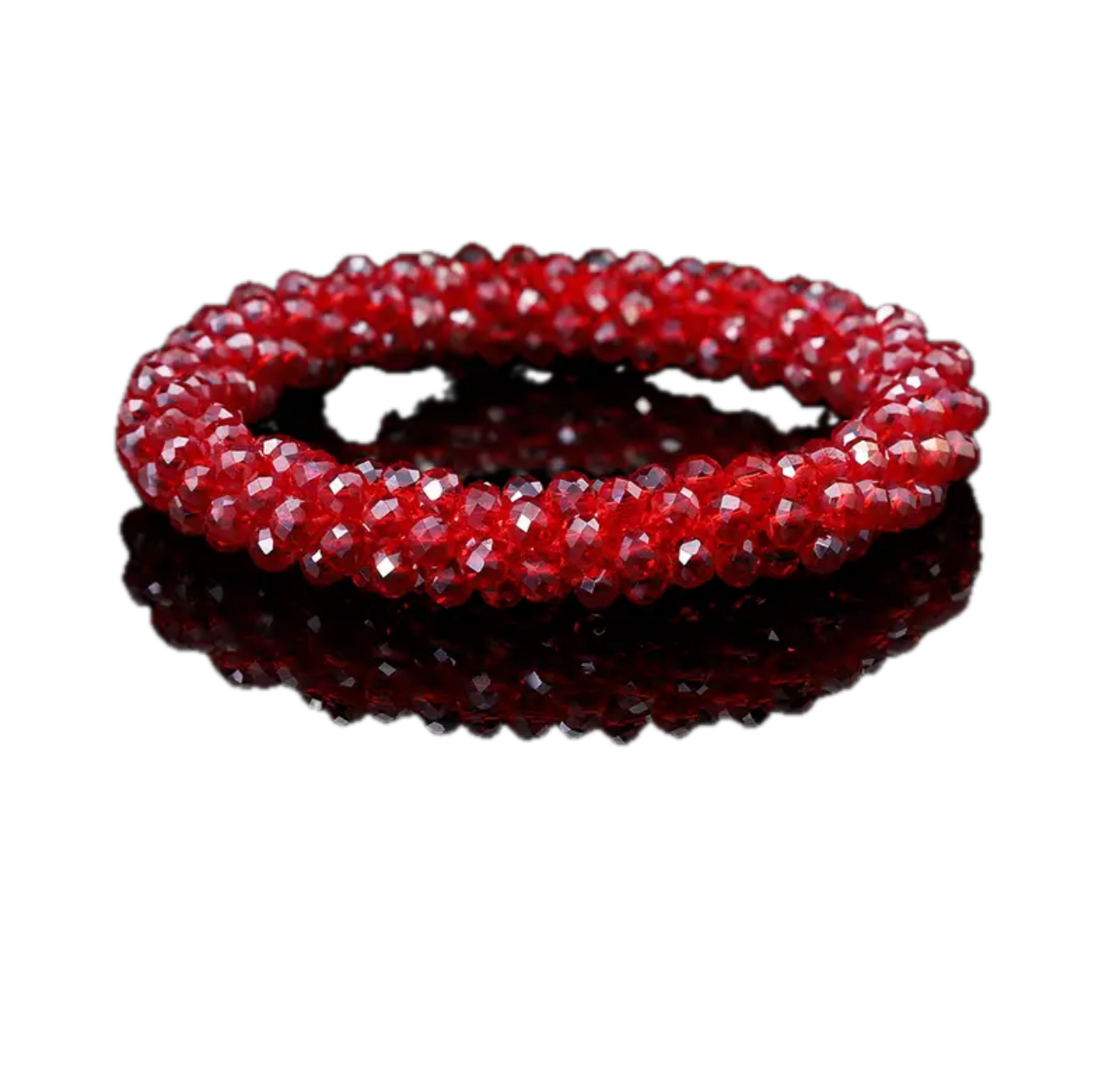 Gemma Crystal Beaded Hair Elastic