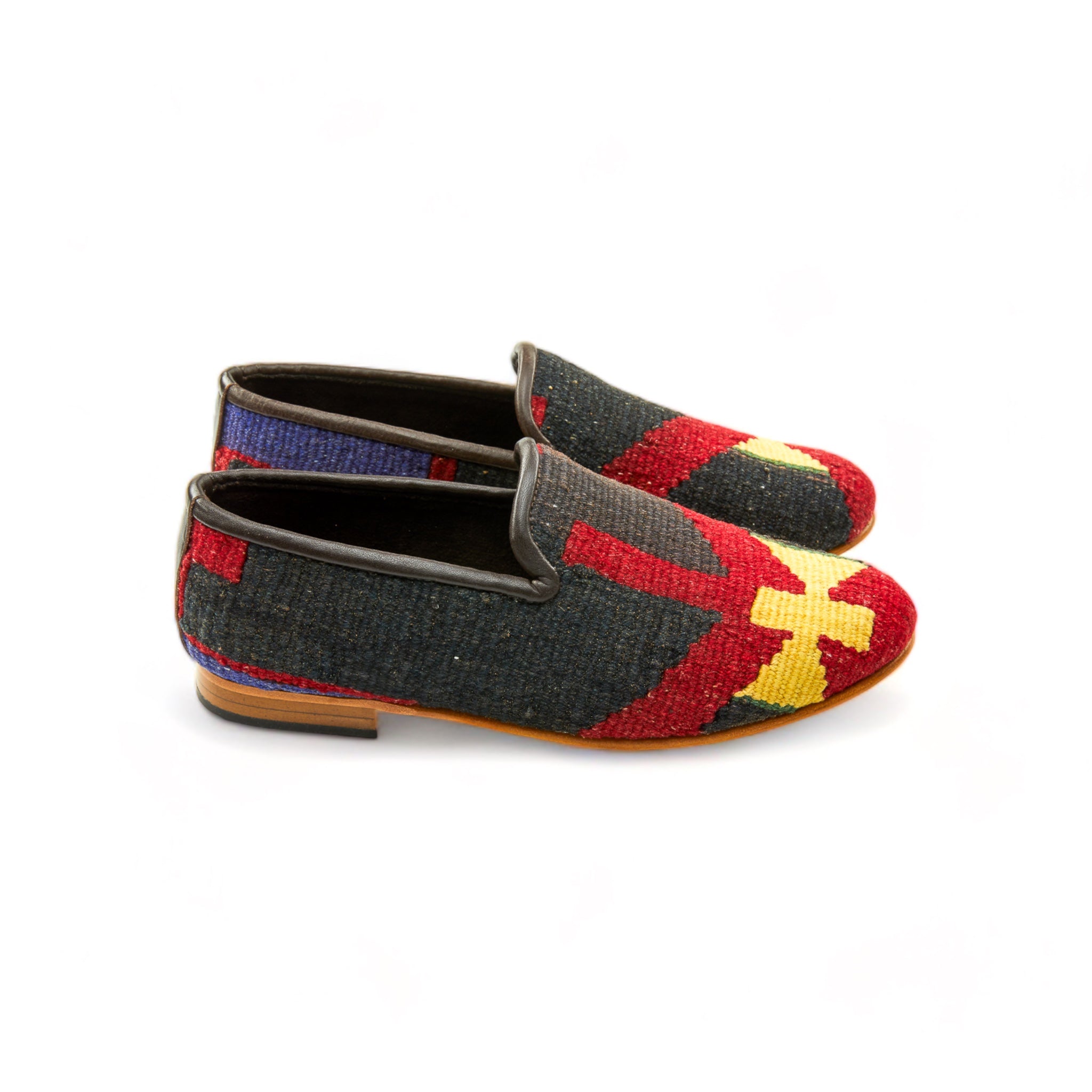 Amber Loafers - Gemy Amber Kilim Shoes