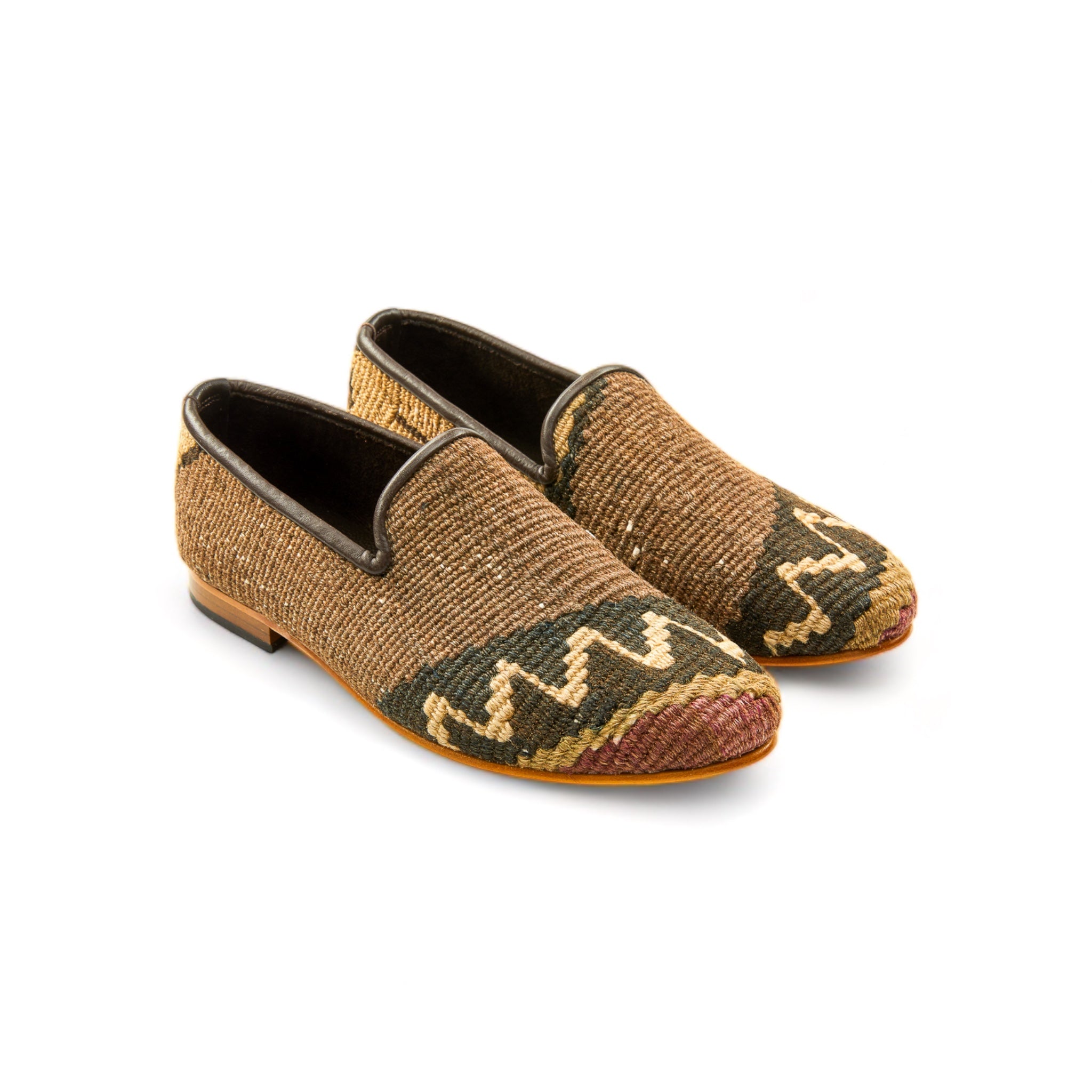 Elegant Amber Loafers - Kilim Shoes