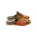 Boho Kilim Gem Amber Mules