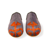 Feminine Kilim Gem Amber Mules