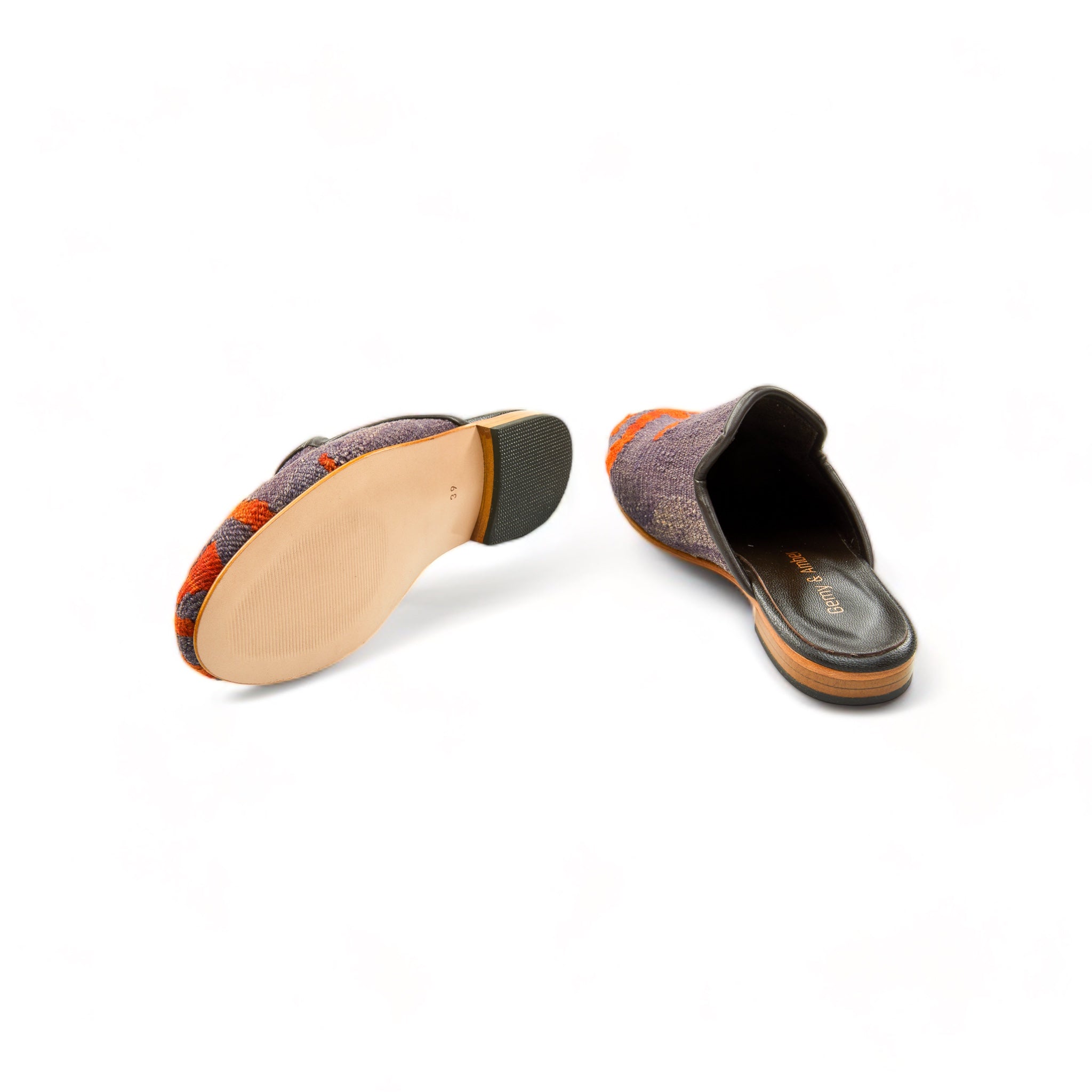Casual Amber Kilim Gem Mules
