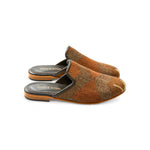 Chic Amber Kilim Gem Mules
