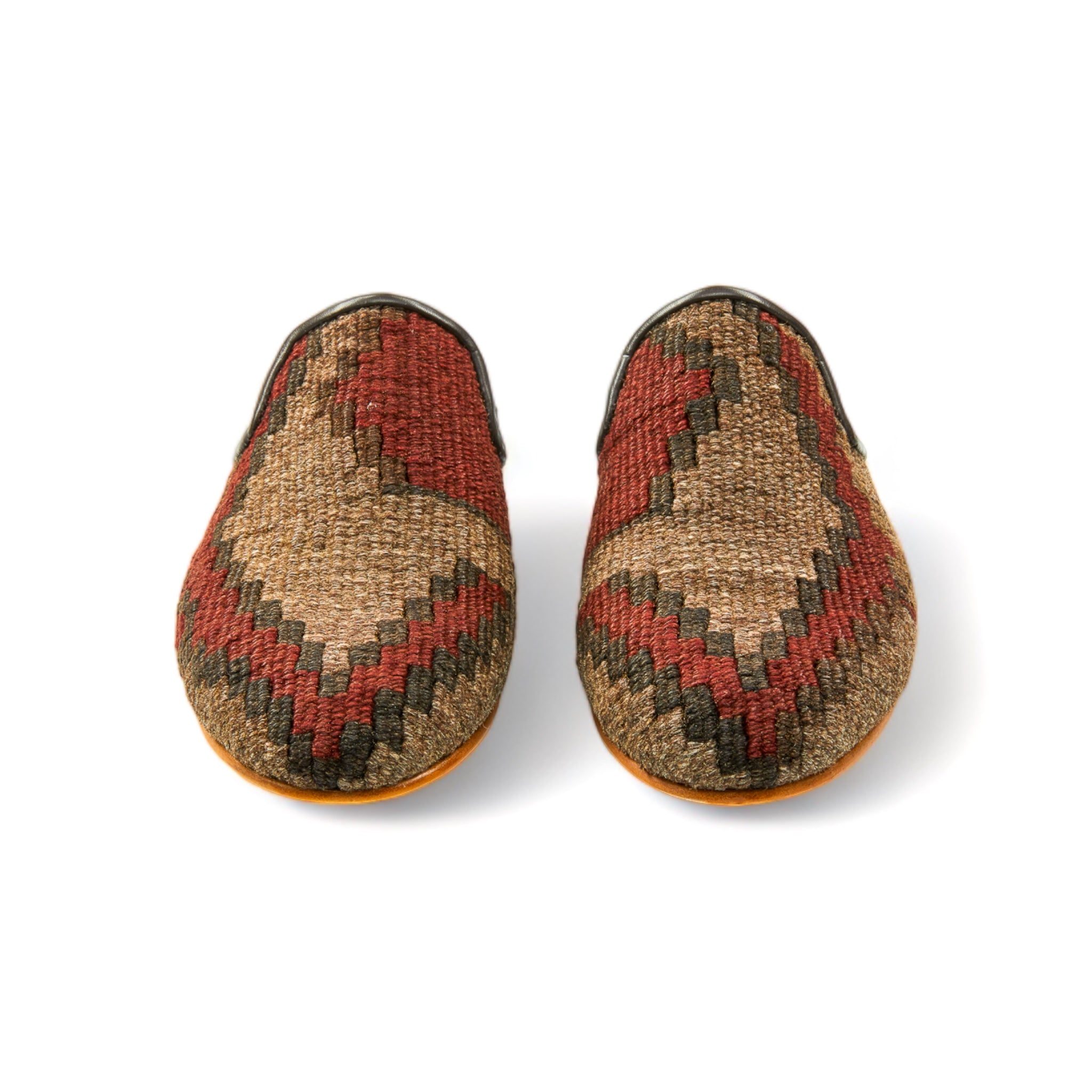 Versatile Gem Kilim Amber Mules