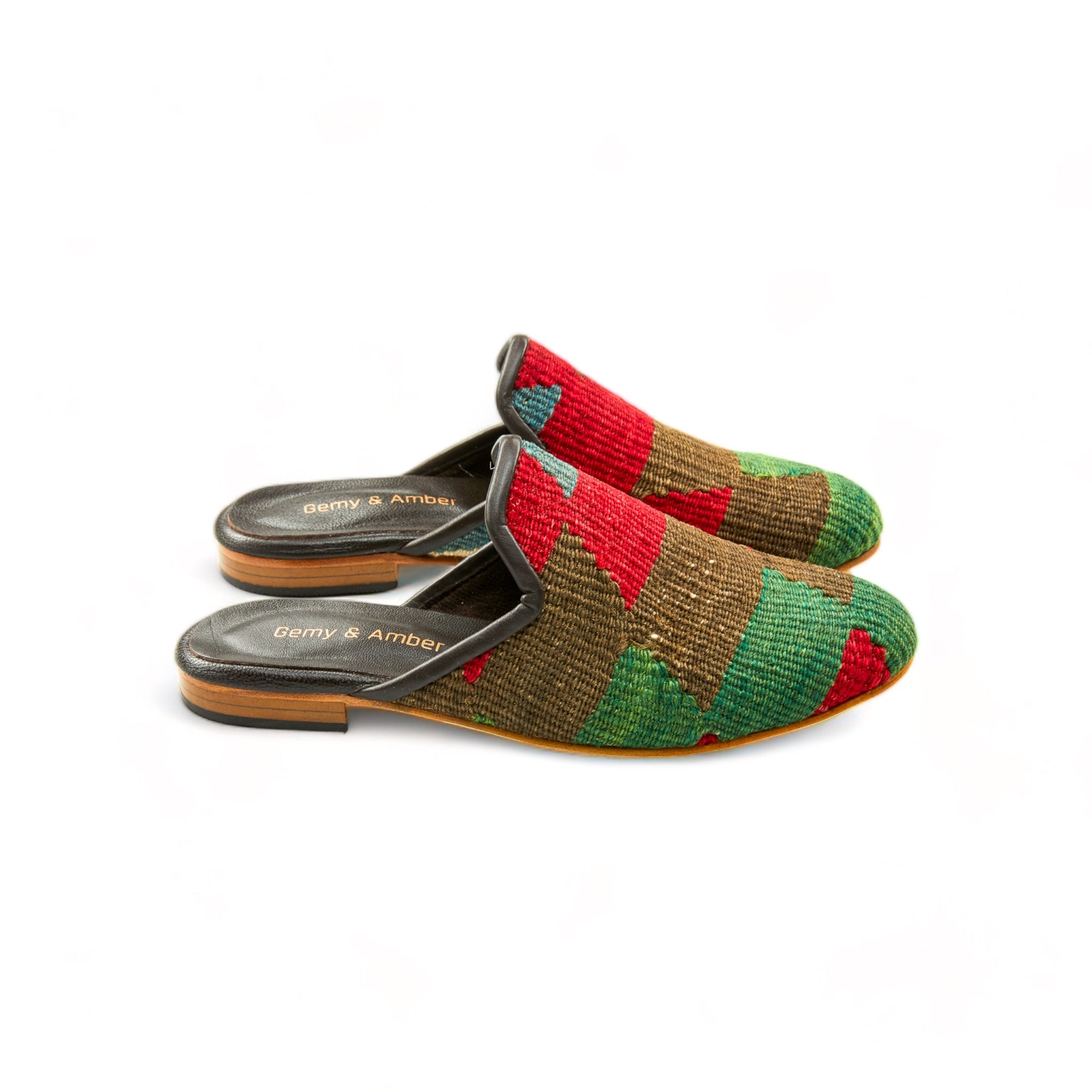 Classic Kilim Gem Amber Mules