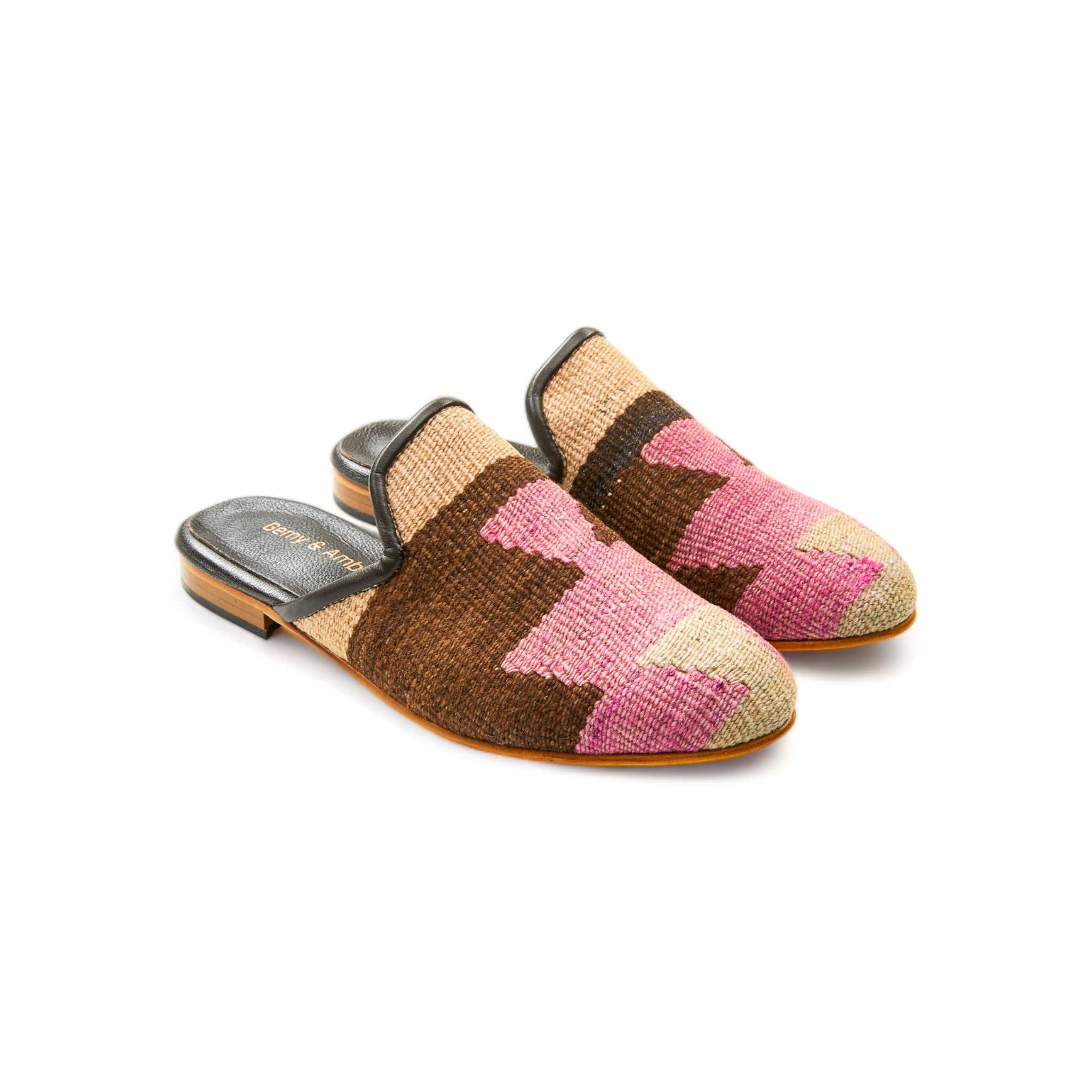 Bohemian Amber Kilim Mules