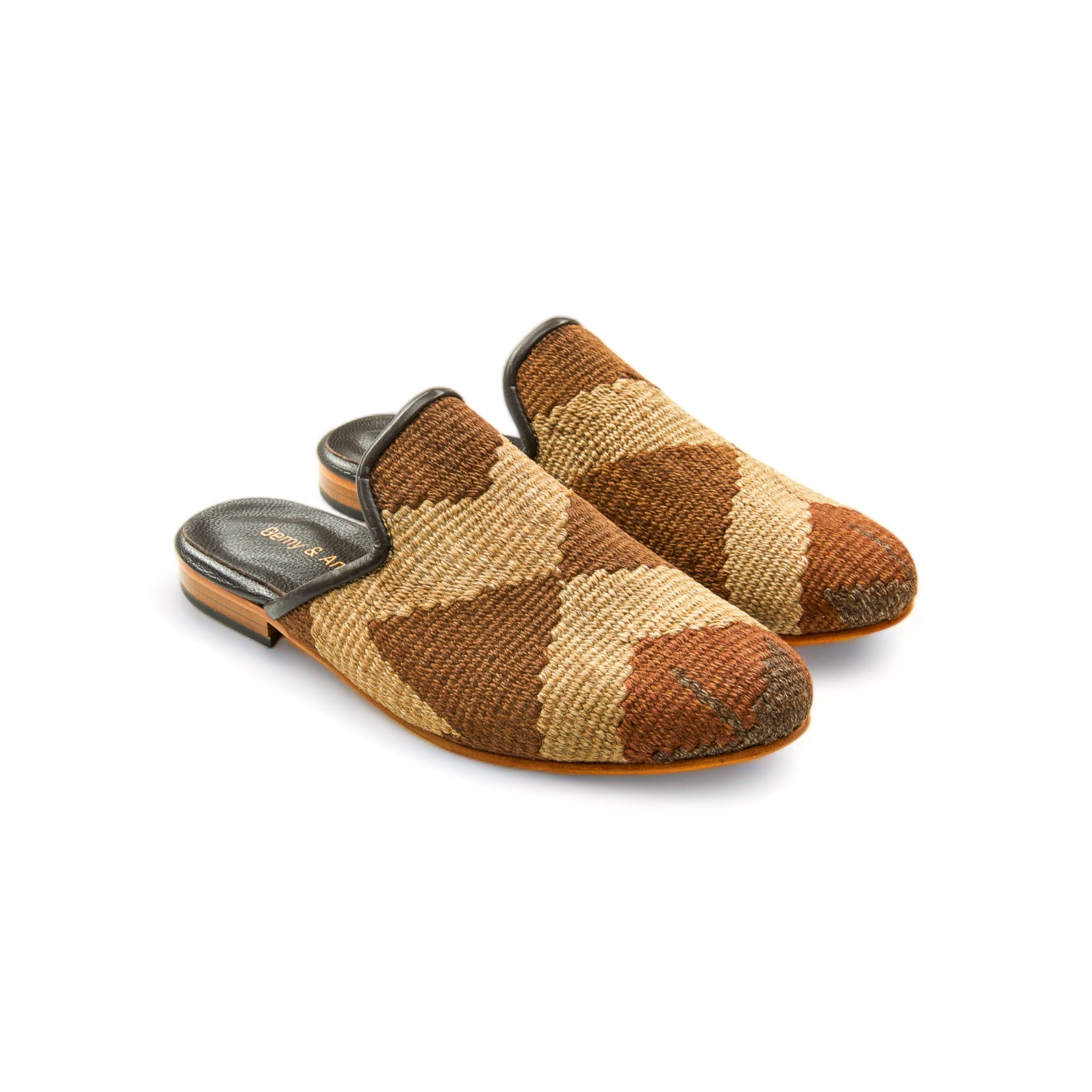 Chic Kilim Gem Amber Mules