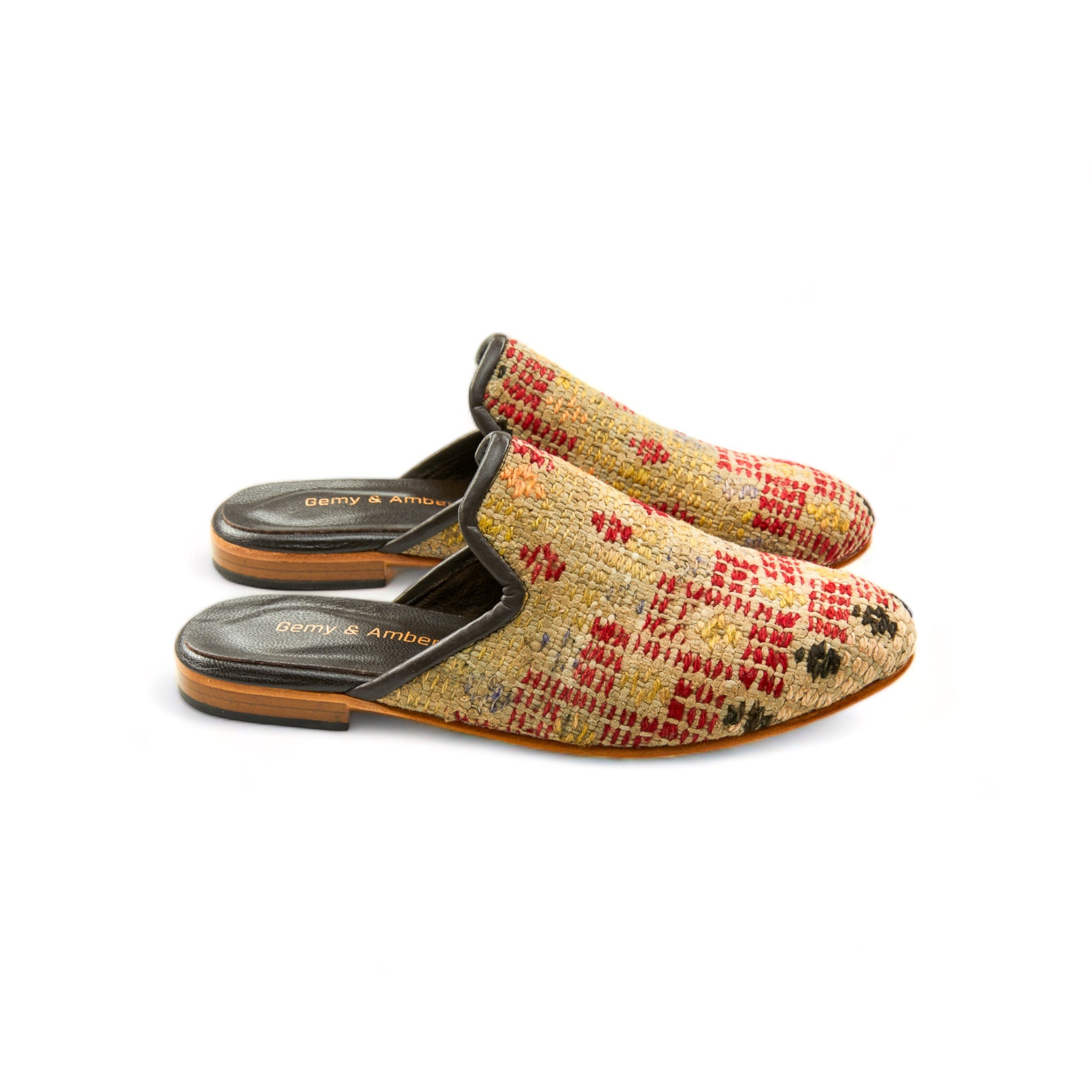 Chic Kilim Patterned Mules