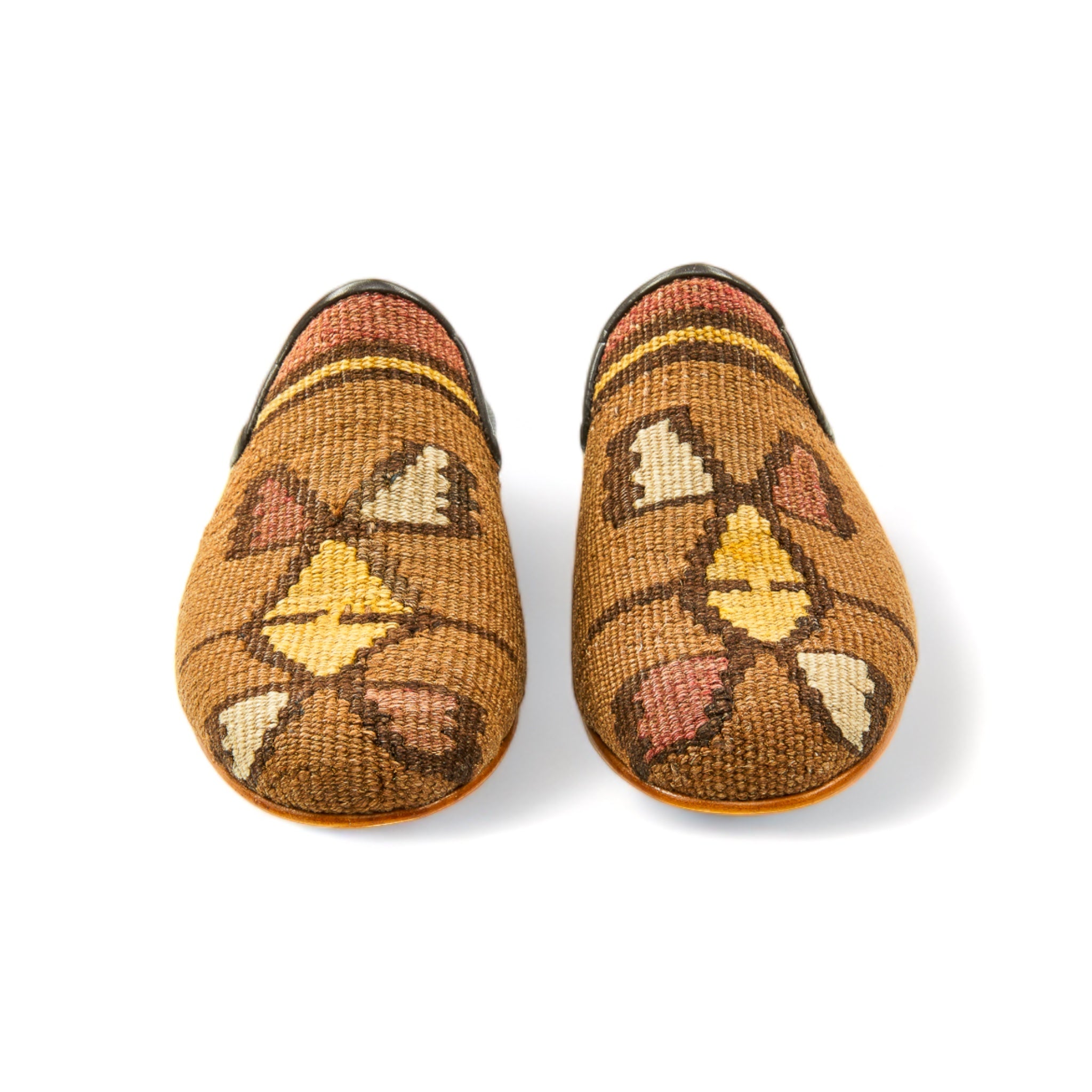 Handcrafted Gem Amber Mules