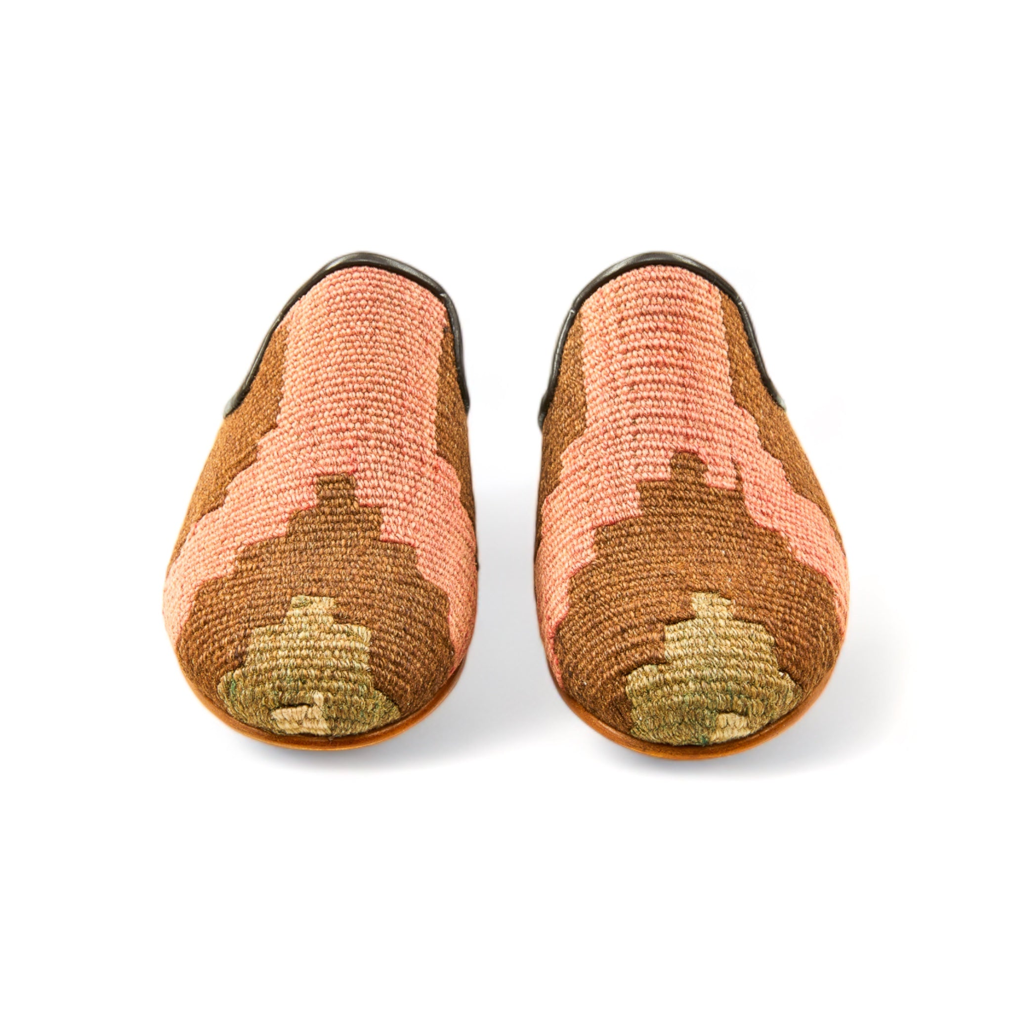 Elegant Kilim Amber Mules