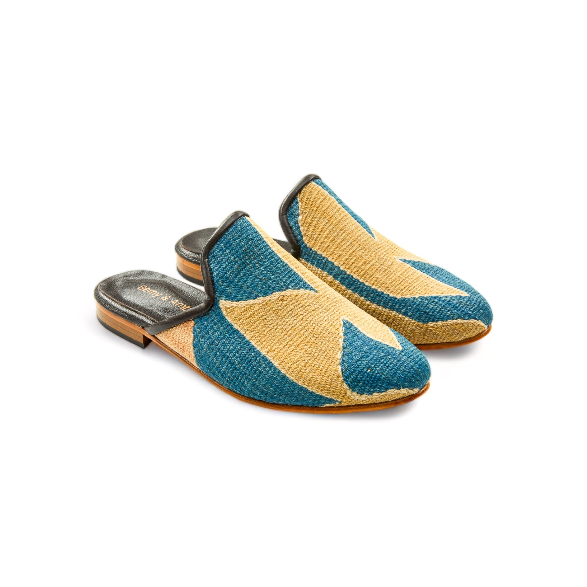 Classic Amber Kilim Mules